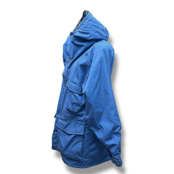 Eddie Bauer Mountain Parka Jacket Anorak Vintage Wool Plaid Lined Mens Size L - Picture 6 of 16